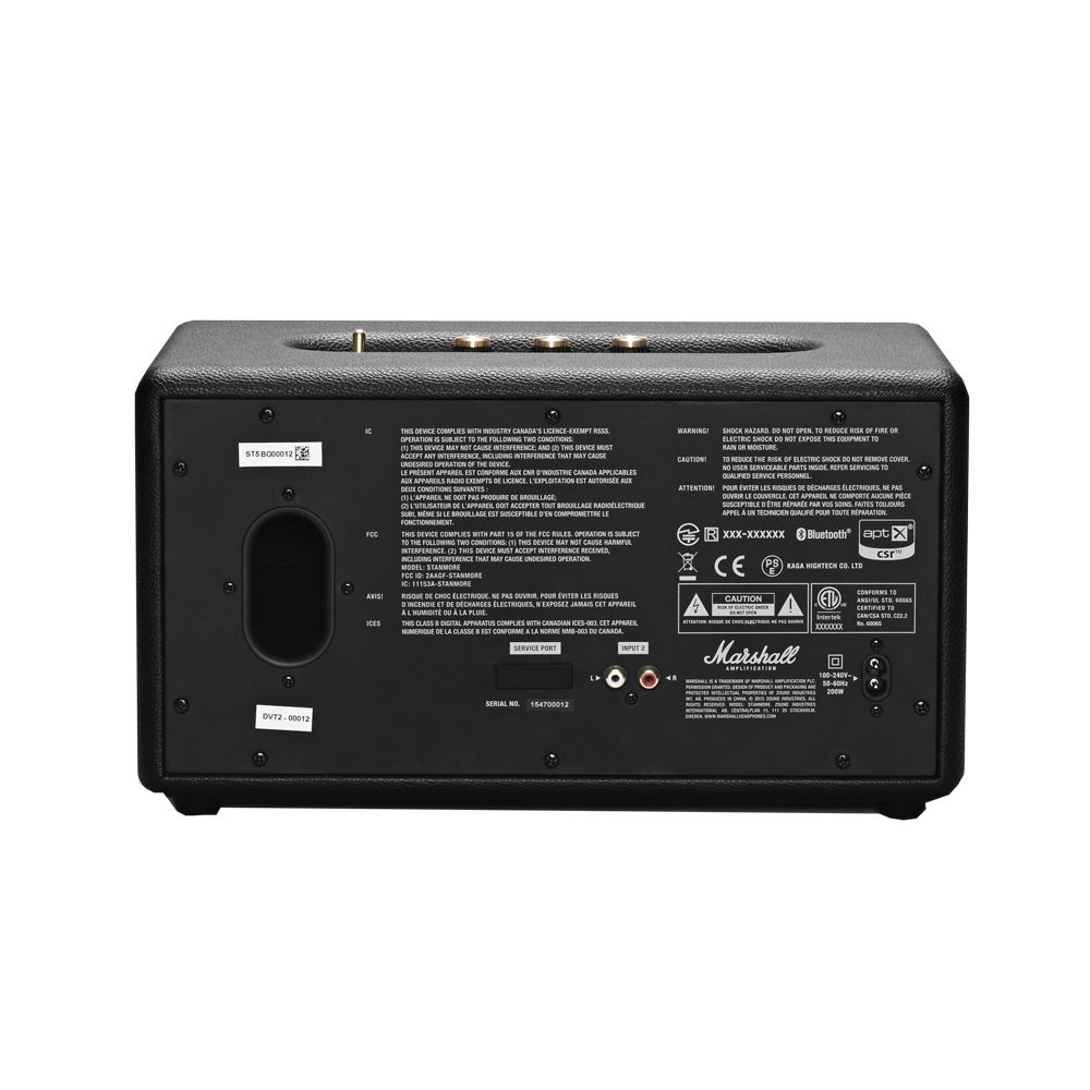 Enceinte Bluetooth Marshall Stanmore II - Noir (neuve)