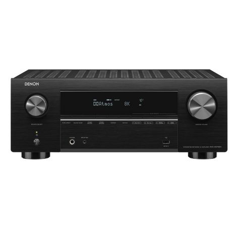 L'amplificateur Denon AVC-X3700H 8K à 9.2 canaux avec 180W par canal supporte entièrement le Dolby Atmos, la technologie de virtualisation de la hauteur Dolby Atmos, DTS:X, DTS Virtual:X et IMAX Enhanced, ainsi que les dernières spécifications HDMI telles