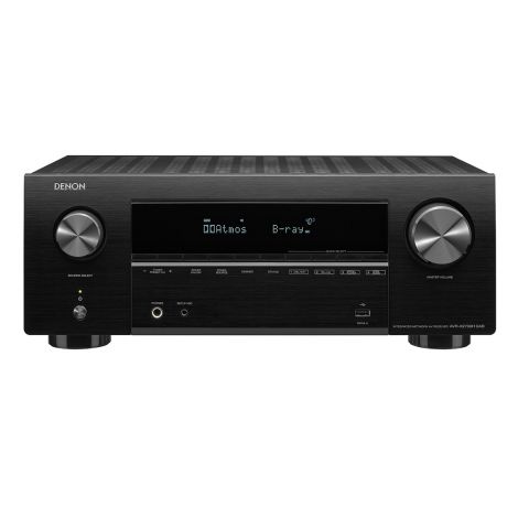 Avec l'ampli Home cinéma Denon AVR-X2700H DAB, Améliorez votre home cinéma avec plus de puissance, des effets de hauteur virtuelle et un traitement HDMI avancé pour connecter jusqu'à deux écrans avec la prise en charge de la vidéo HDMI 4K et 8K.