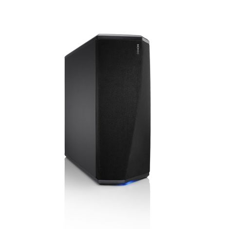 Le caisson de basses Denon DSW1H est un modèle haut de gamme bénéficiant de l'expertise de Denon dans la conception et l'élaboration de systèmes HiFi et home-cinéma.