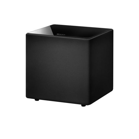 Avec un boîtier clos, un haut-parleur de 10" et une puissance de 300 W, le caisson Kef Kube10b offre des basses étendues et un contrôle précis.