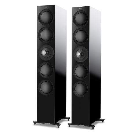 KEF R11 Meta (Paire)-Noir Laqué