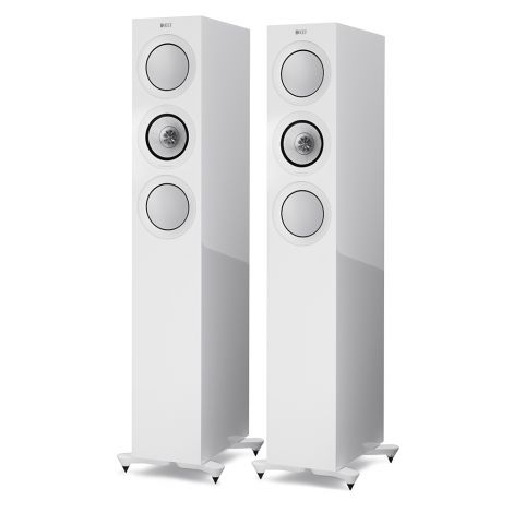 KEF R5 META (Paire)-Blanc Laqué