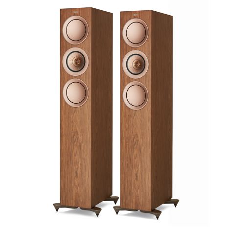 KEF R5 META (Paire)-Walnut