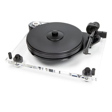 La platine vinyle Pro-ject 6Perspex SB  est un modèle haut de gamme aussi élégante que performante. Elle est équipée d'un châssis en acrylique sur lequel est monté un second plateau en MDF découplé par des pieds magnétiques. 