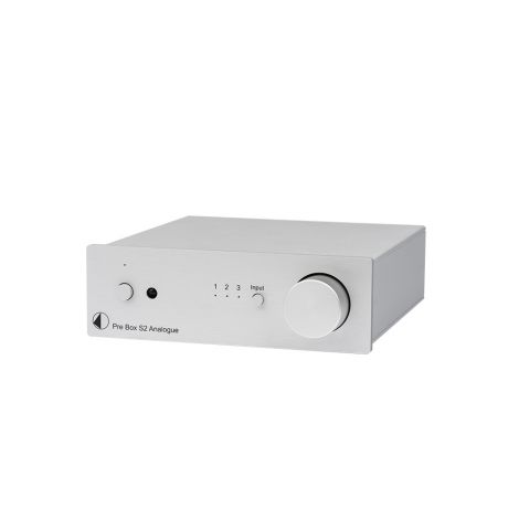 Le préamplificateur Pro-Ject Pre Box S2 Analogue est équipé de 3 entrées analogiques afin d’accueillir vos sources préférées. Il suffira ensuite de le relier à un amplificateur comme le Project Amp Box S2 pour profiter d’un système audio compact et diable