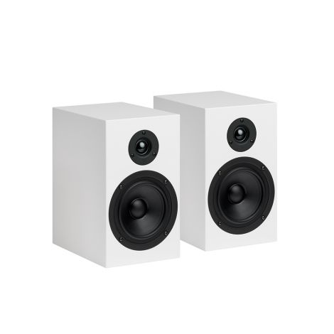 Les enceintes de bibliothèque Pro-Ject Speaker Box 5 conviennent parfaitement à des pièces de jusqu'à 30 m2. Elles disposent d'une excellente finition et d'une conception de belle facture.