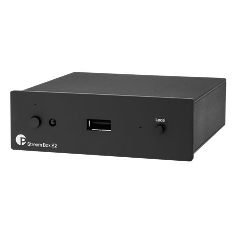 Le lecteur réseau Pro-Ject Stream Box S2 est un streamer réseau audiophile, conçu pour s'intégrer dans tous les systèmes hifi dotés d'entrées analogiques et numériques.