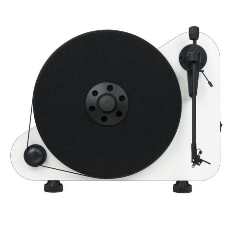 Pro-Ject Vertical Turntable BT Right-Blanc Laqué