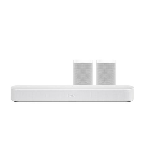 Sonos Beam 2 Pack Home Cinéma 4.0-Blanc