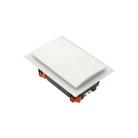 Waterfall Hurricane In Wall Glass-Blanc